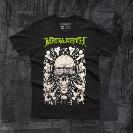 Playera Megadeth – Álbum TH1RT3EN