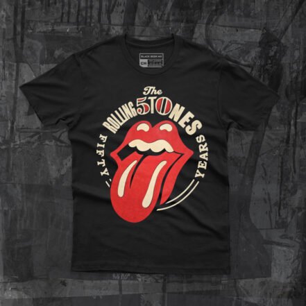 Playera Rolling Stones 50th Anniversary logo lengua