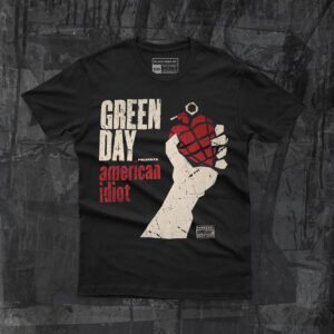 Playera Green Day American Idiot de Black Beer MX en algodón premium