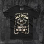 Playera Jack Daniels Whiskey Rock de Black Beer MX en algodón premium