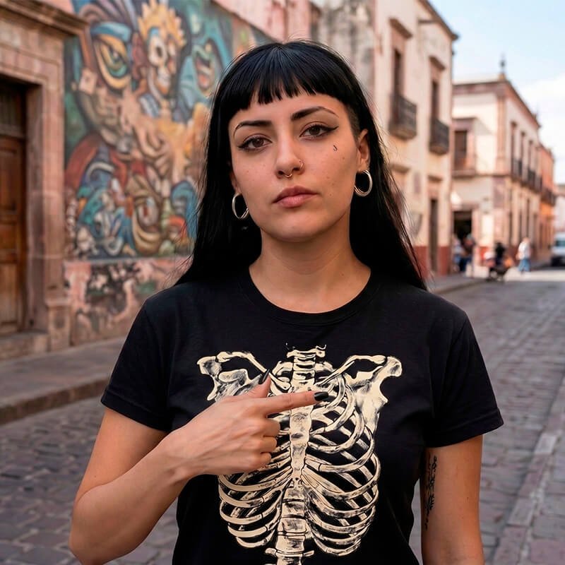 Playeras grunge y rock alternativo estilo streetwear Black Beer MX